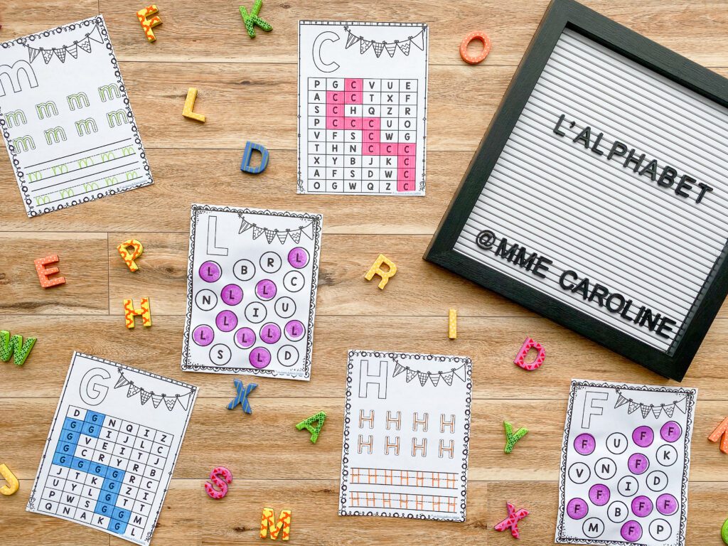 This is a variety of alphabet activities I've created. You have trace and write the letters, alphabet mazes, find and stamp the letters