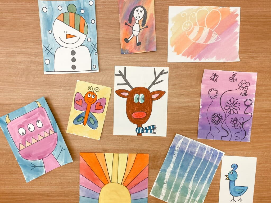 Directed drawing ideas for kindergarten students