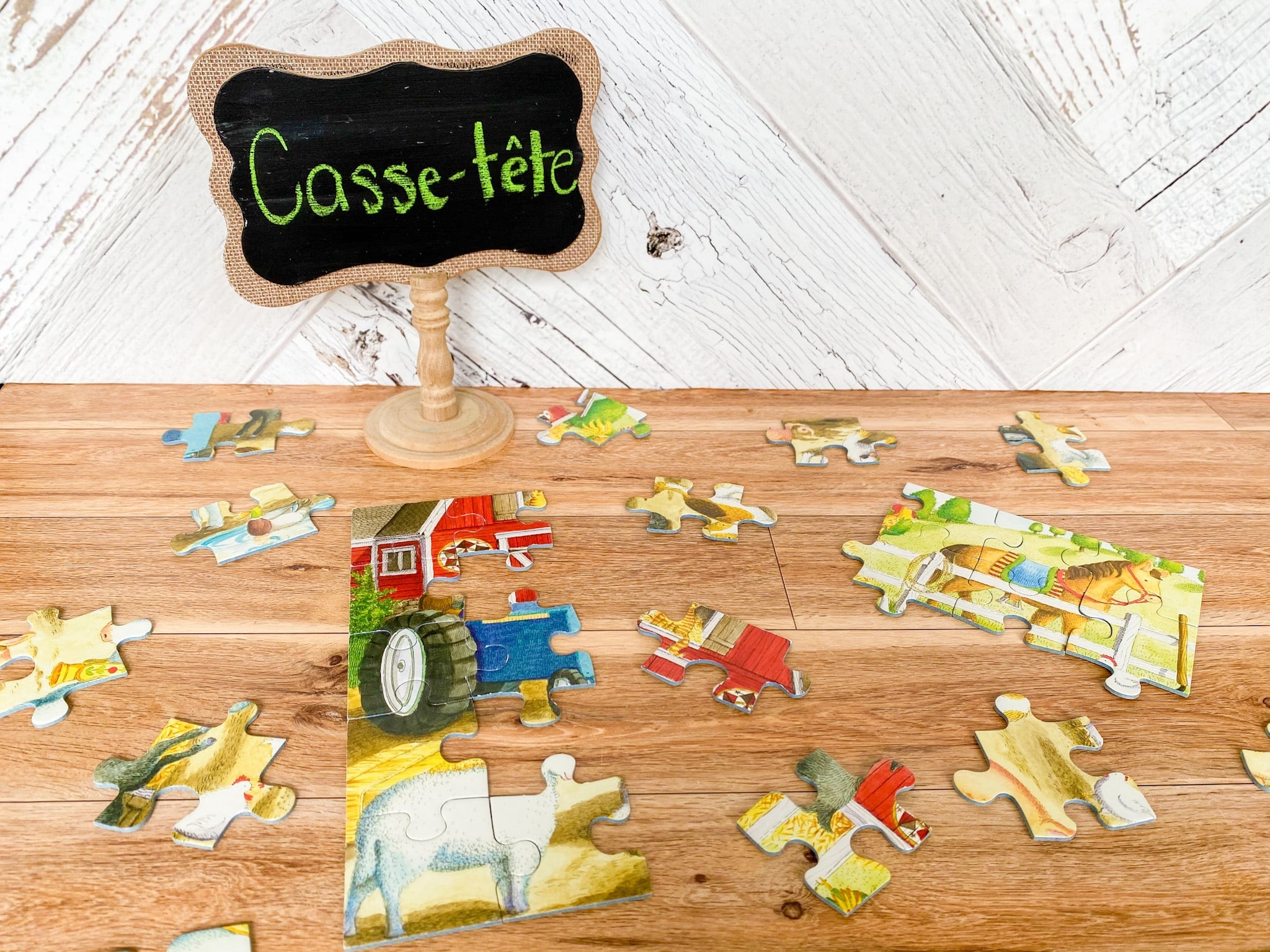 Puzzles for the first day of school in grade 1