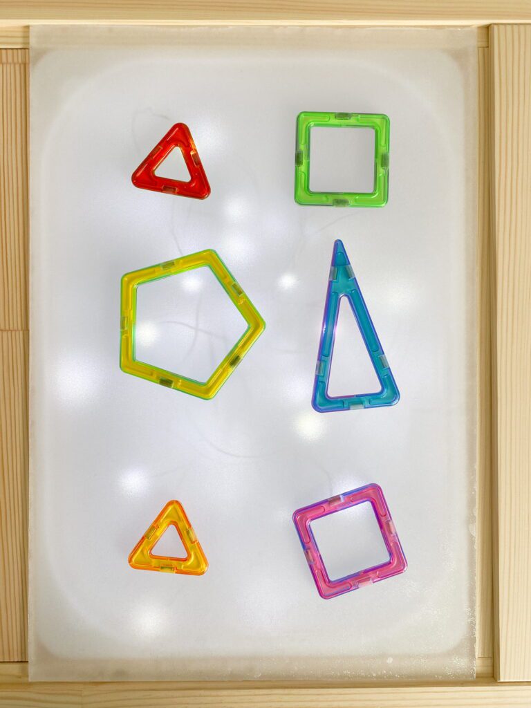 DIY Light Table seen during the day