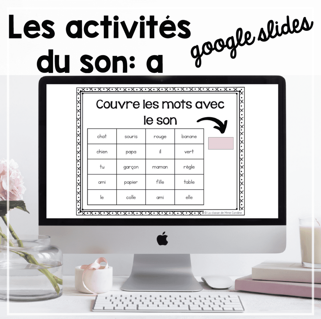 Free french sound activities for google slides