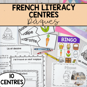 Primary French Easter Literacy Centres
