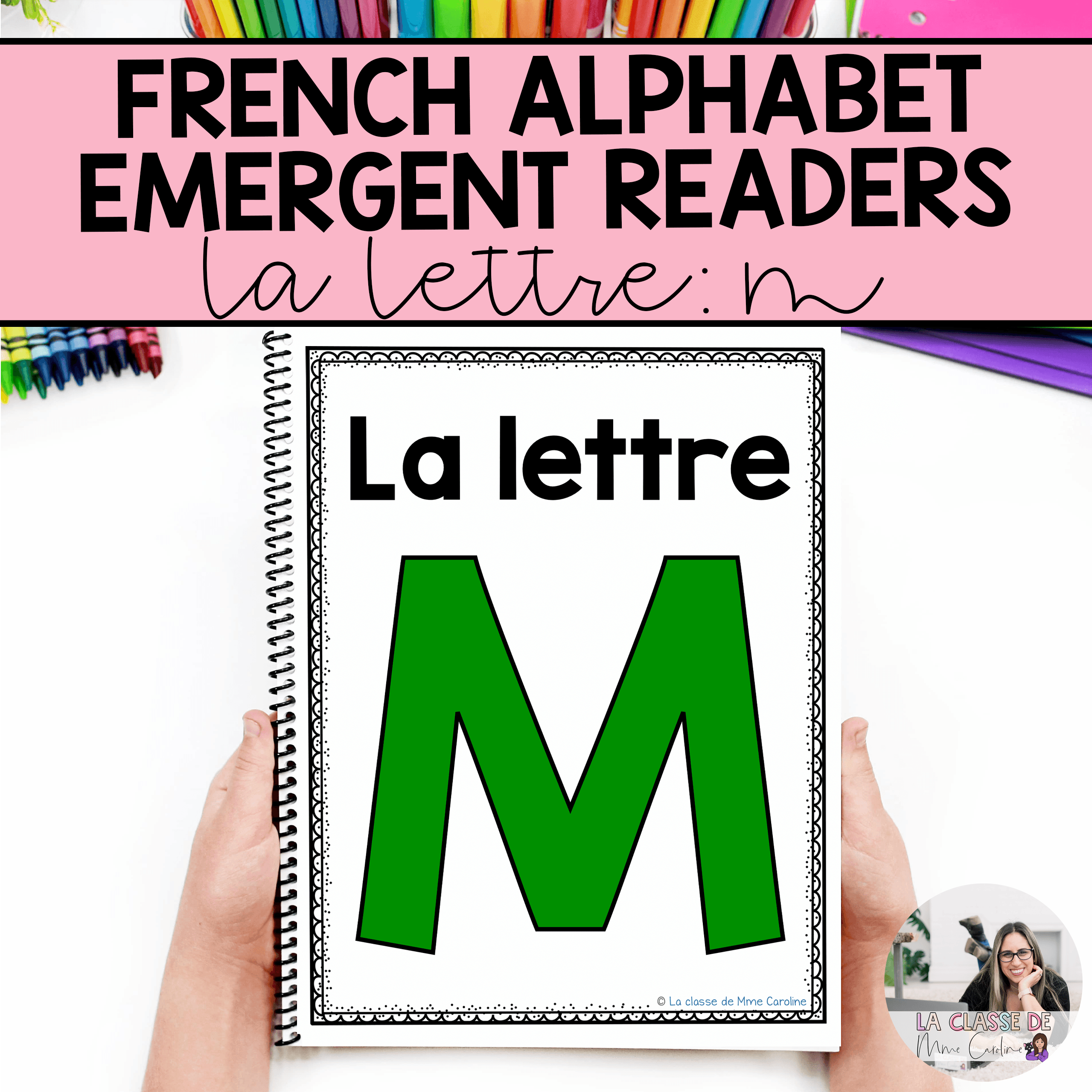 French Alphabet Readers Books for Emergent Readers: M
