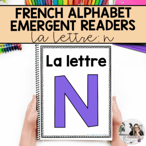 French Alphabet Readers Books for Emergent Readers: N