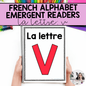 French Alphabet Readers Books for Emergent Readers: V