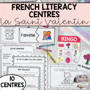 Primary French Valentine's Day Literacy Centres | La Saint Valentin