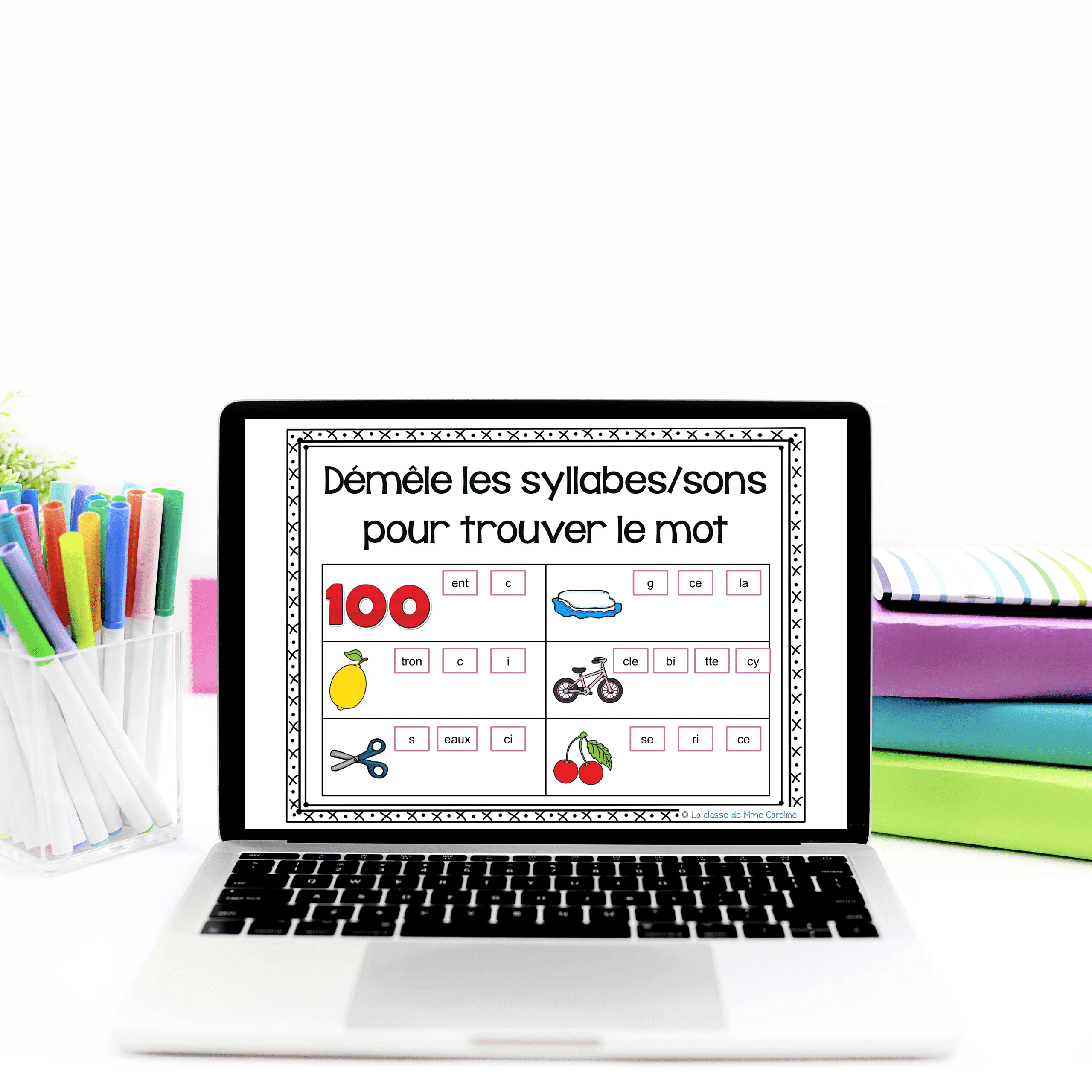 Digital French Phonics Activities (c doux) | French Sounds for Google Slides - Image 3