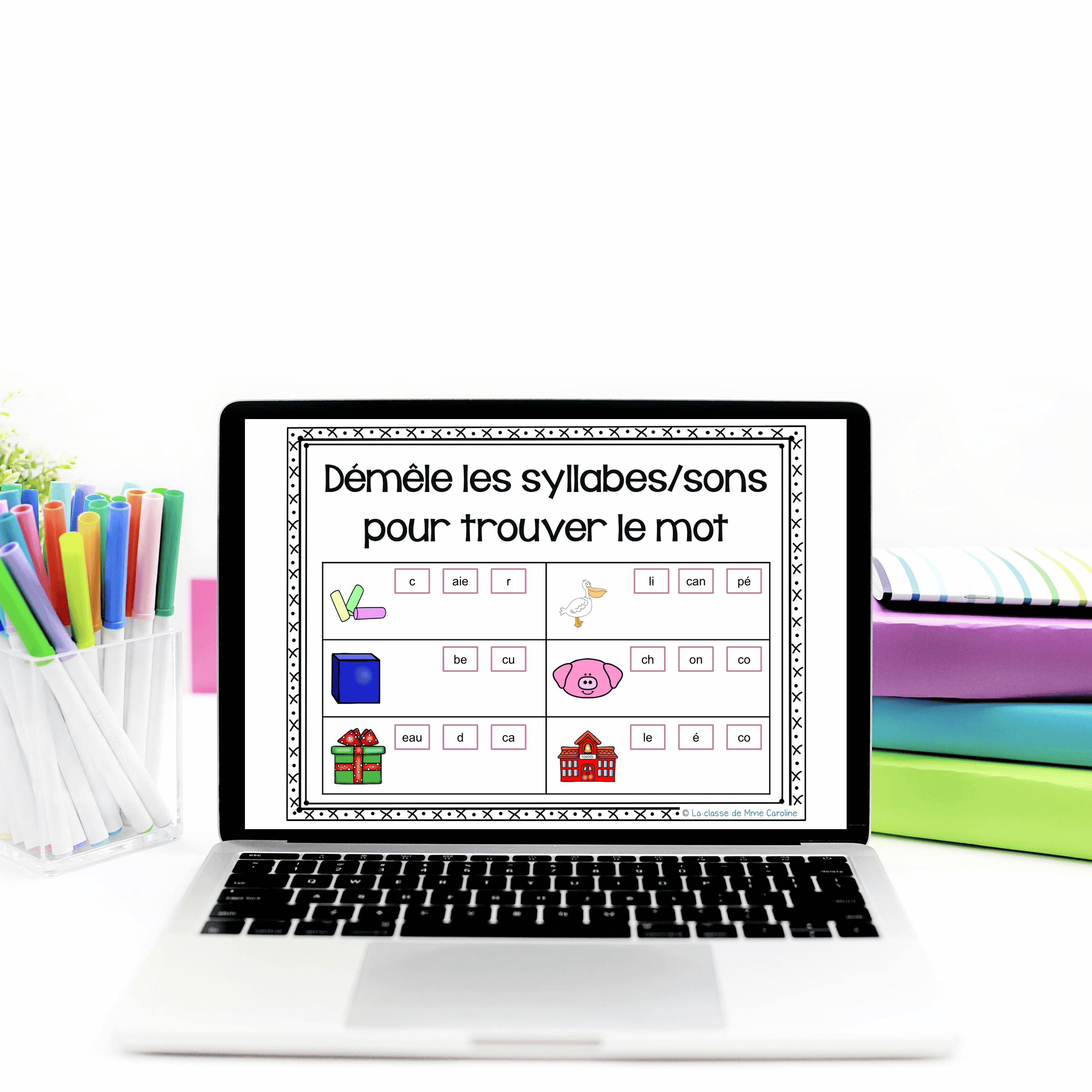 Digital French Phonics Activities (c dur) | French Sounds for Google Slides - Image 4