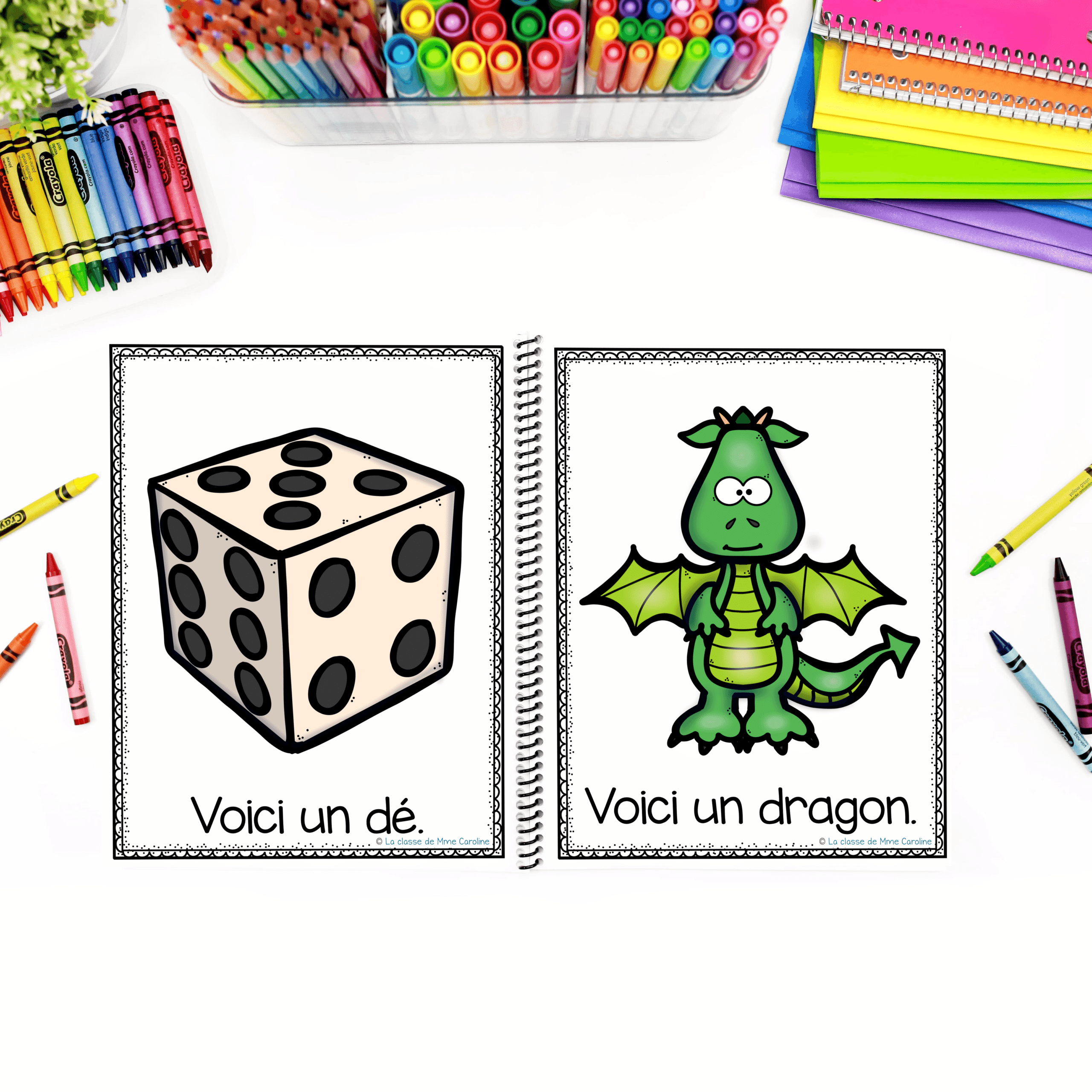 French Alphabet Readers Books for Emergent Readers: D - Image 2
