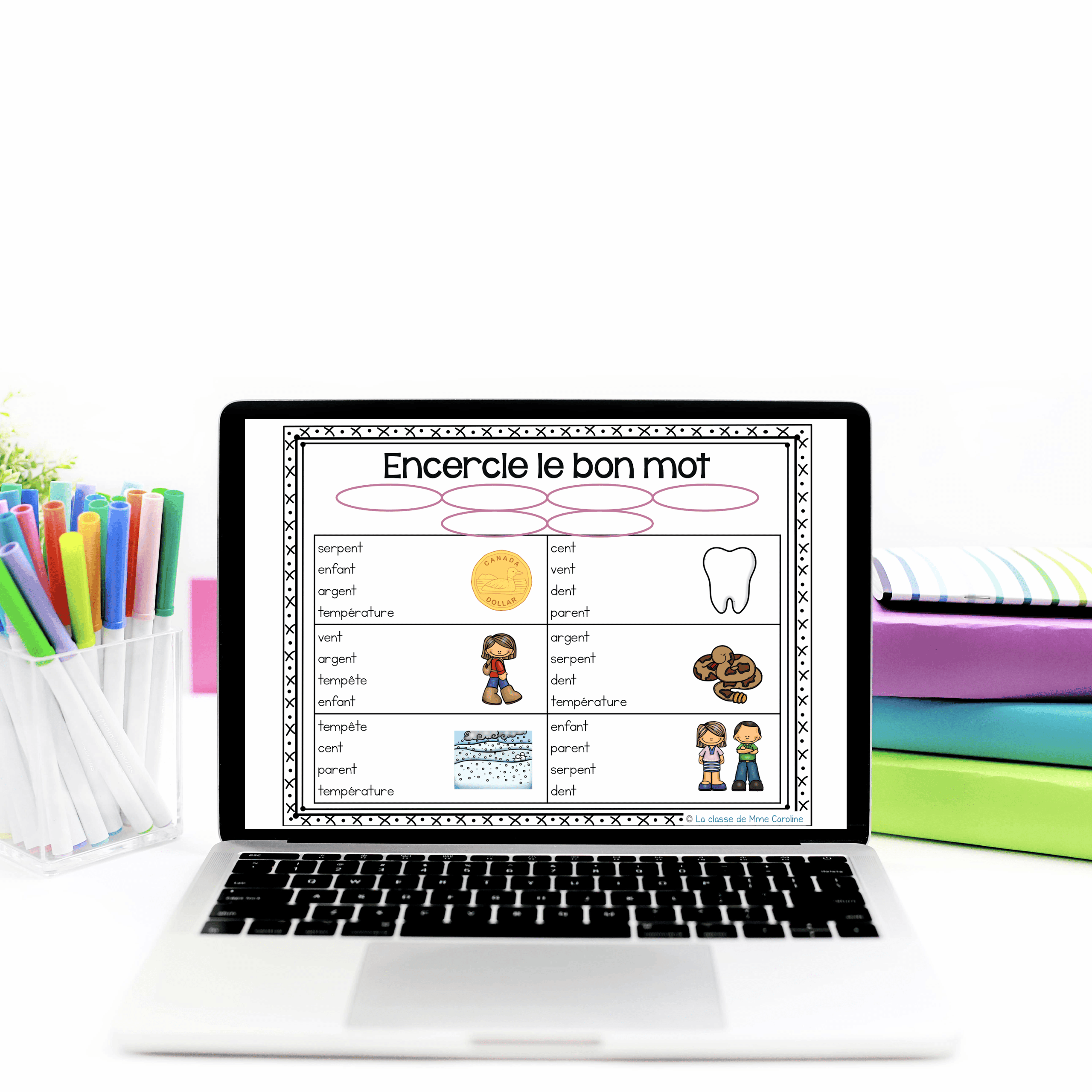 Digital French Phonics Activities (en, em) | French Sounds for Google Slides - Image 2