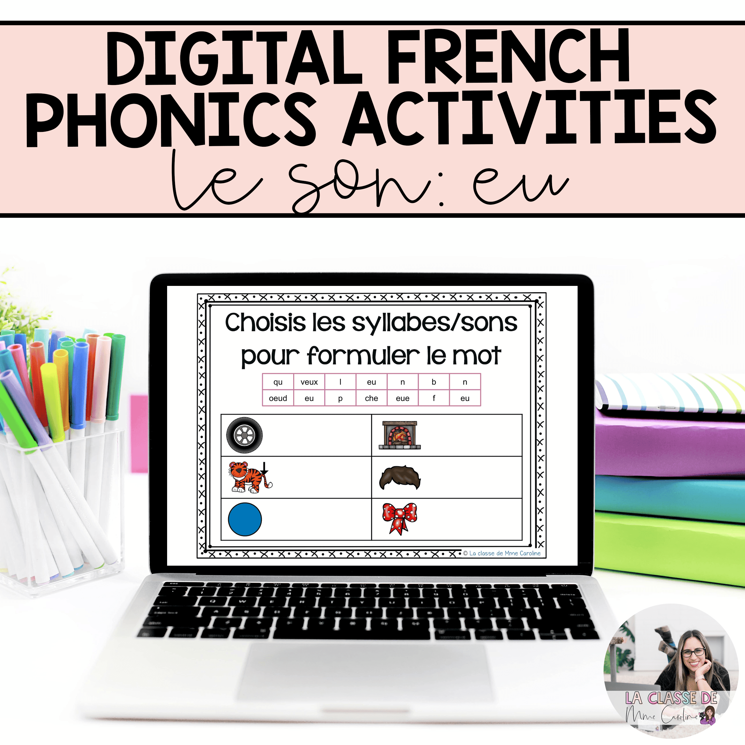Digital French Phonics Activities (eu) | French Sounds for Google Slides