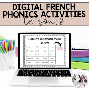 Digital French Phonics Activities (f) | French Sounds for Google Slides