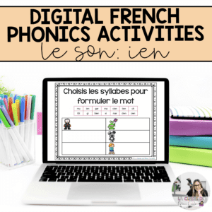 Digital French Phonics Activities (ien) | French Sounds for Google Slides