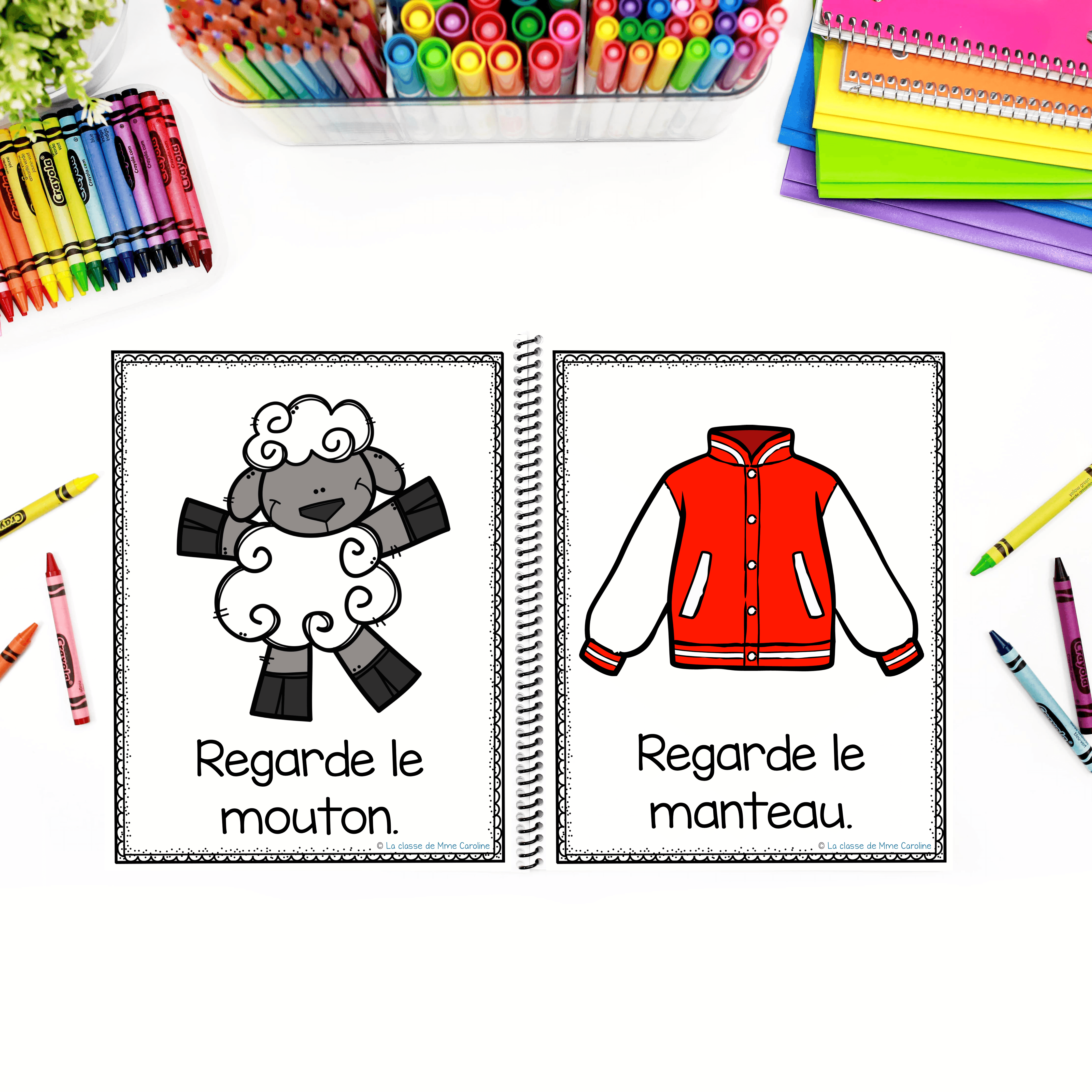 French Alphabet Readers Books for Emergent Readers: M - Image 2