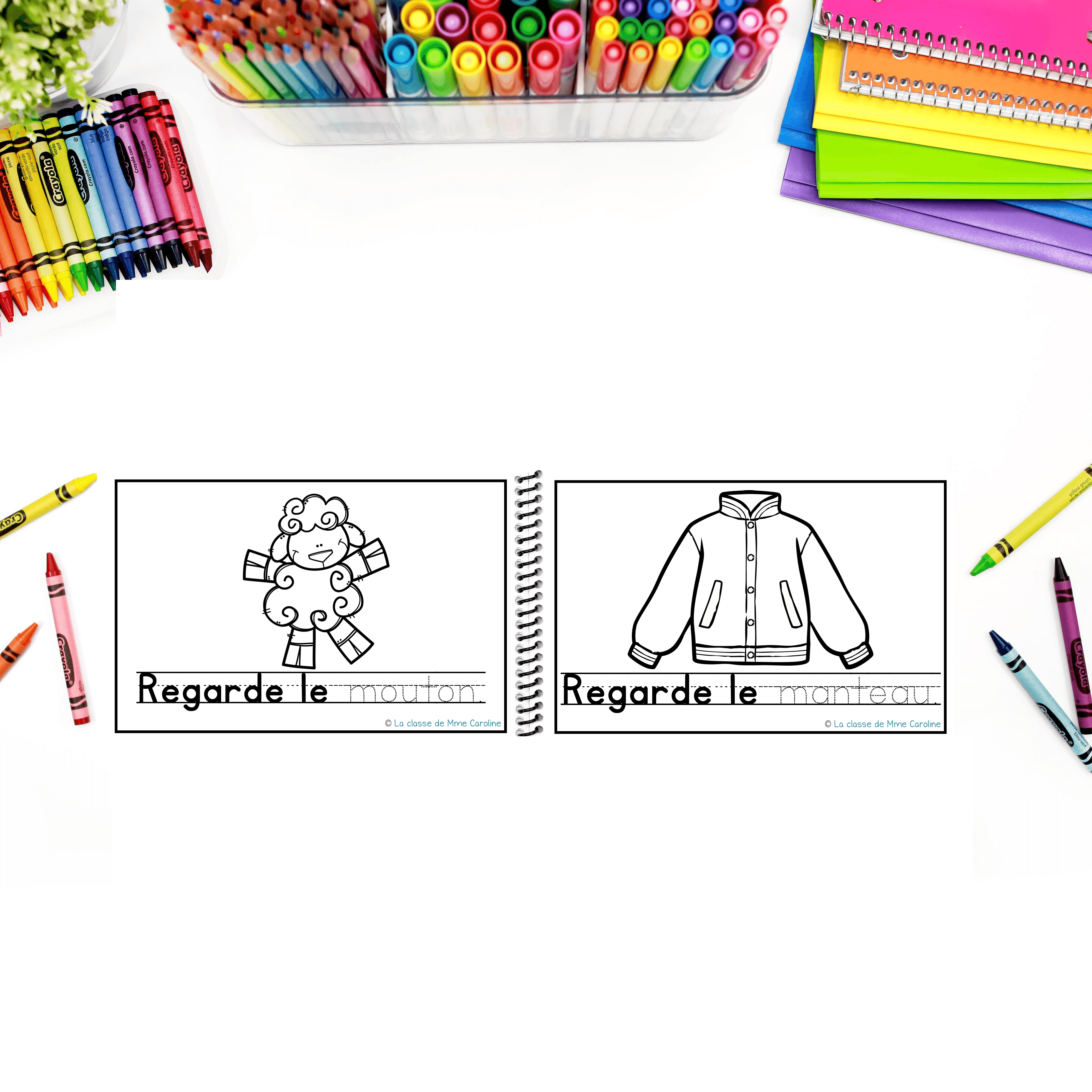 French Alphabet Readers Books for Emergent Readers: M - Image 4