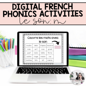 Digital French Phonics Activities (m) | French Sounds for Google Slides