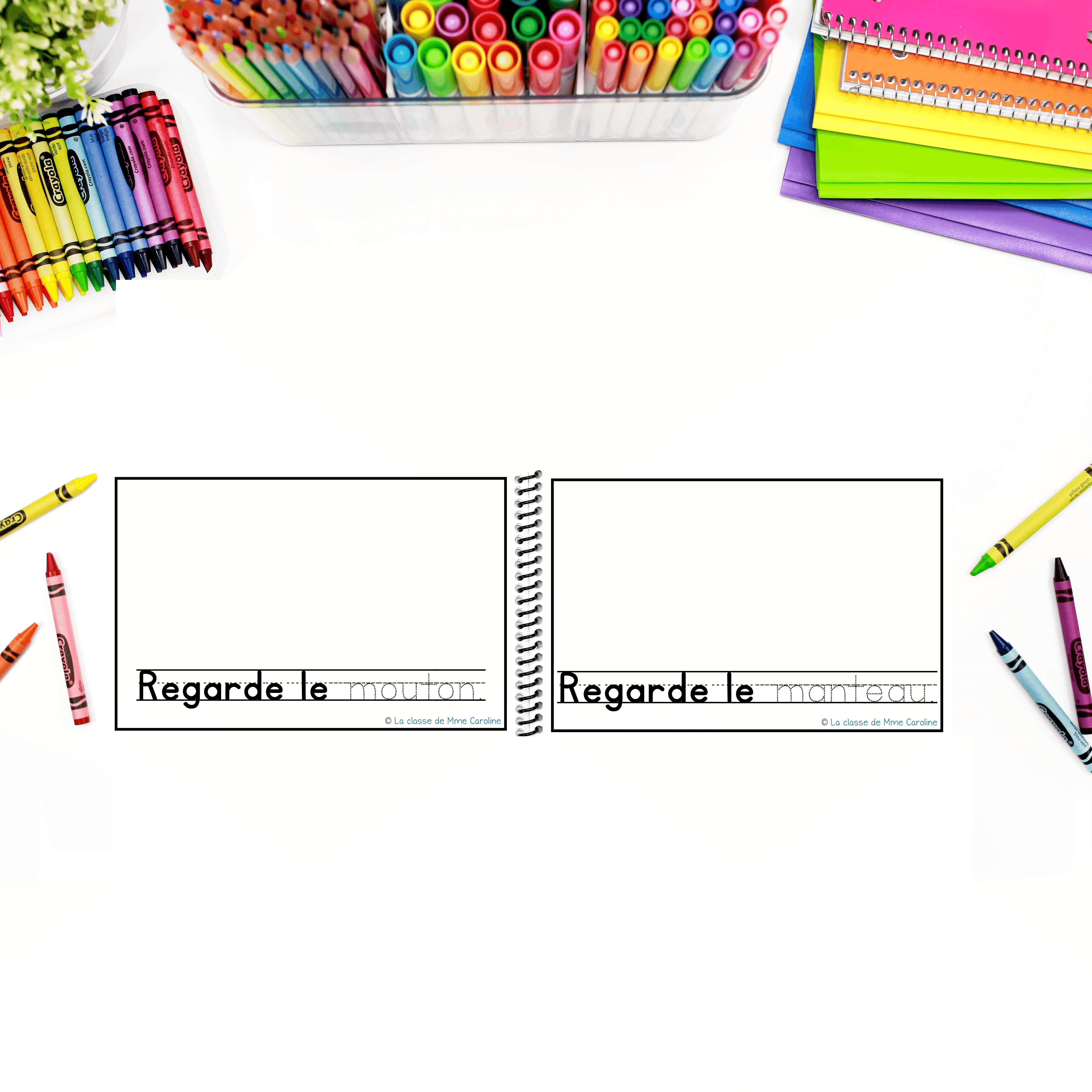 French Alphabet Readers Books for Emergent Readers: M - Image 3