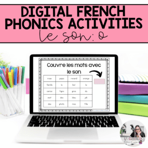 Digital French Phonics Activities (o) | French Sounds for Google Slides