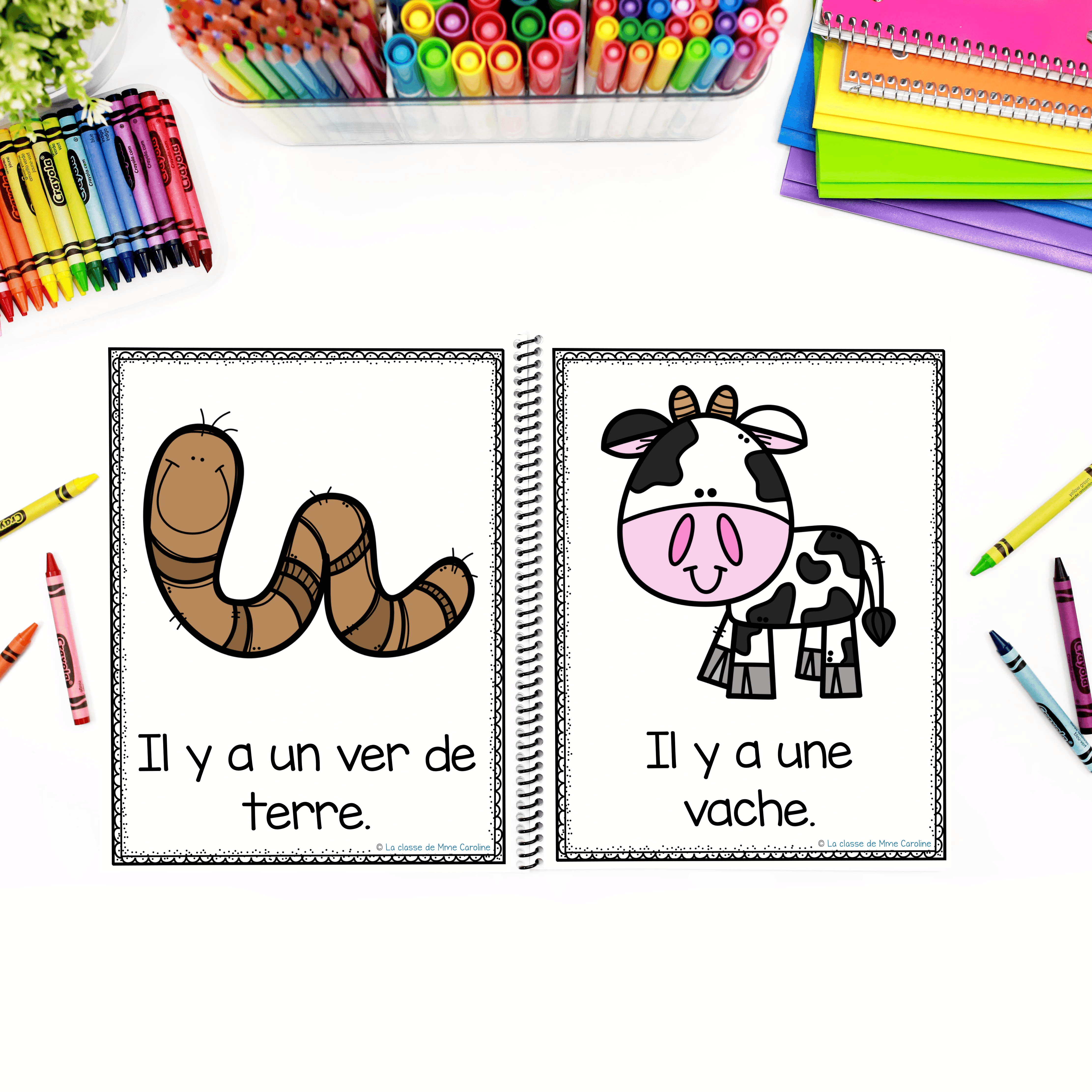 French Alphabet Readers Books for Emergent Readers: V - Image 2