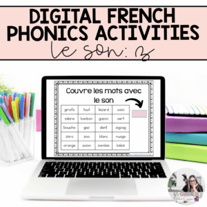 Digital French Phonics Activities (z) | French Sounds for Google Slides