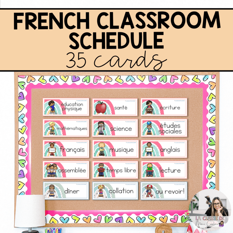 french classroom decor boho rainbow