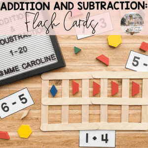 Math Addition and Subtraction Flashcards (Numbers 1-10)