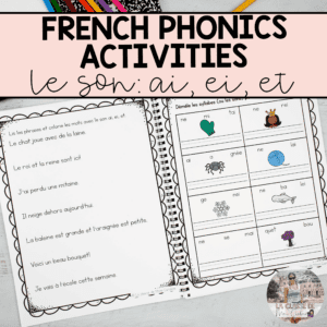French Sound Activities: ai, ei, et