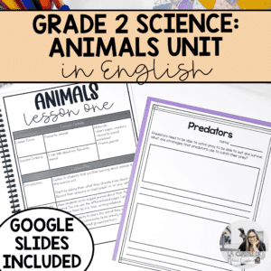 English growth and changes in animals science unit including lesson plans and assessments