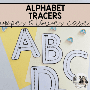 Kindergarten: Alphabet Big Letter Tracers