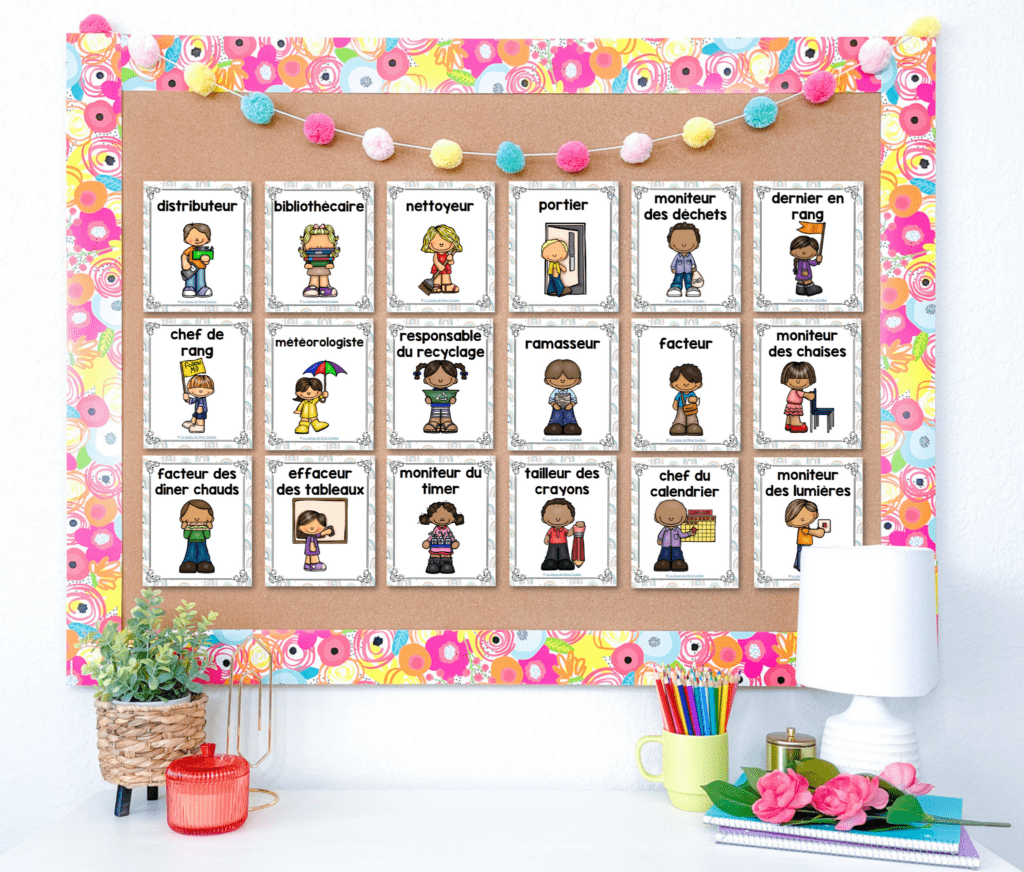 Bundle: French Classroom Decor | Boho Rainbow Theme - La Classe de Mme ...