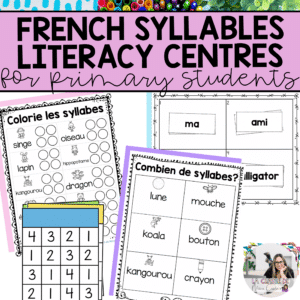 French syllables activities