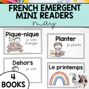 These French emergent readers are a series of patterned texts. Do one per week and you'll have enough to fill your students' book bins for the whole month!