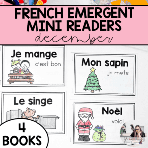 These French emergent readers are a series of patterned texts. Do one per week and you'll have enough to fill your students' book bins for the whole month!