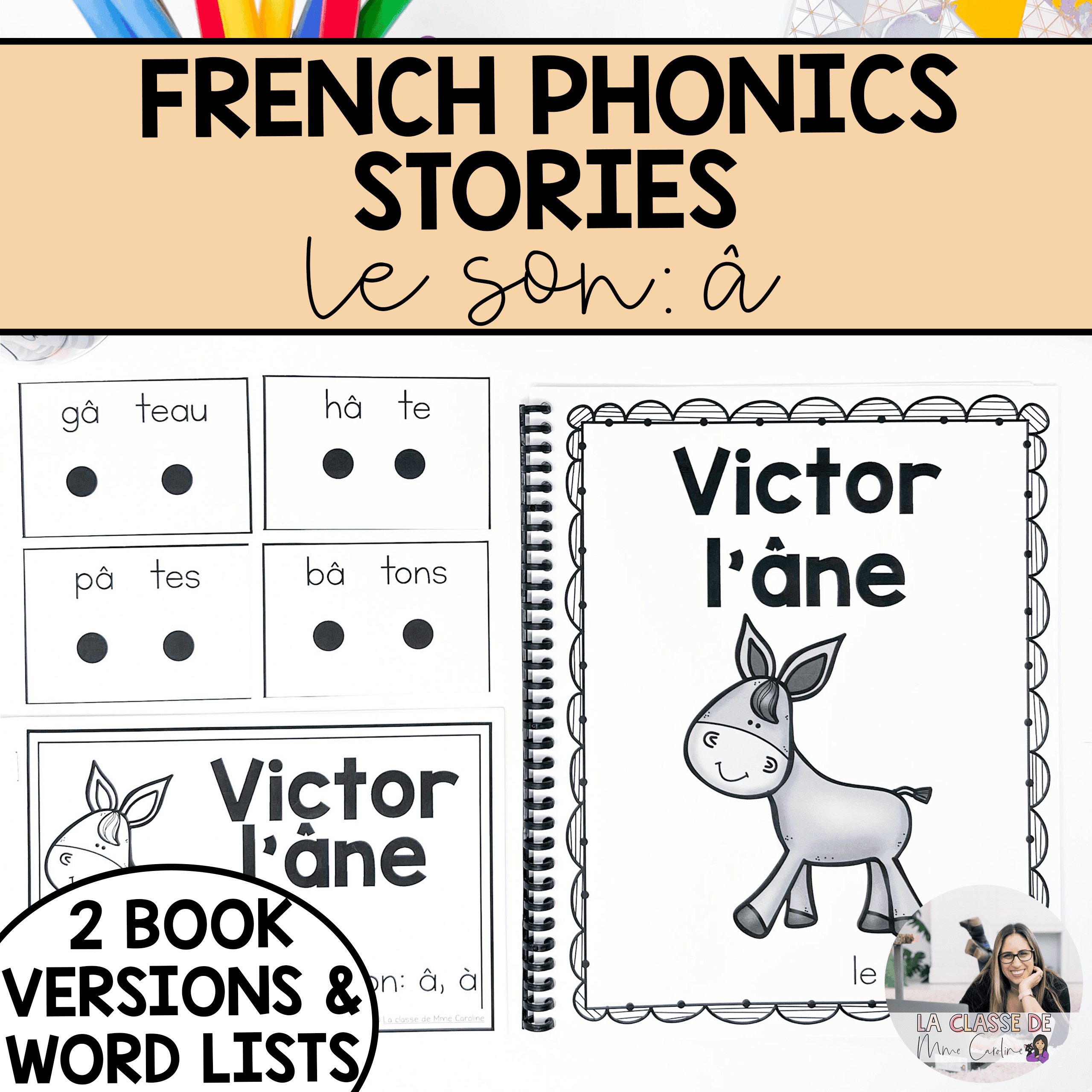 French phonics stories and decodable readers to teach your students how to read in French. Great to teach blending