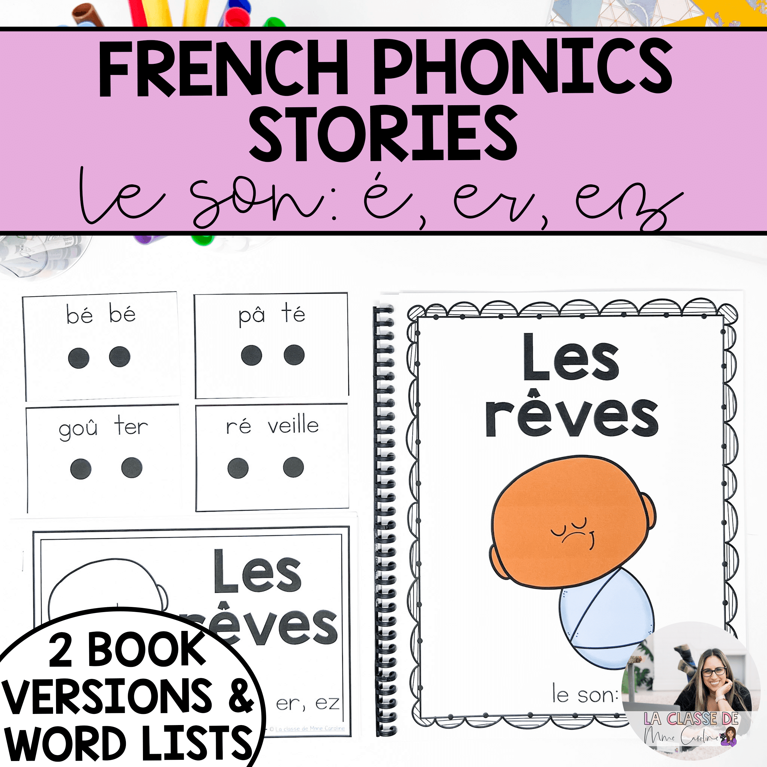 French phonics stories and decodable readers to teach your students how to read in French. Great to teach blending