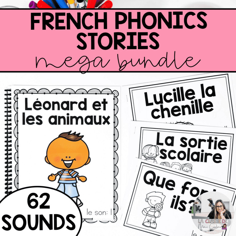 French phonics stories to help kids learn to read in French