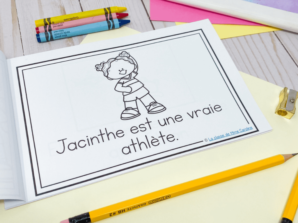 I like to send home the readers we read in class for French home reading. The books are familiar to the students and are great for french reading practice. These books are French phonics themed so they are great to help students learn to read in French.
