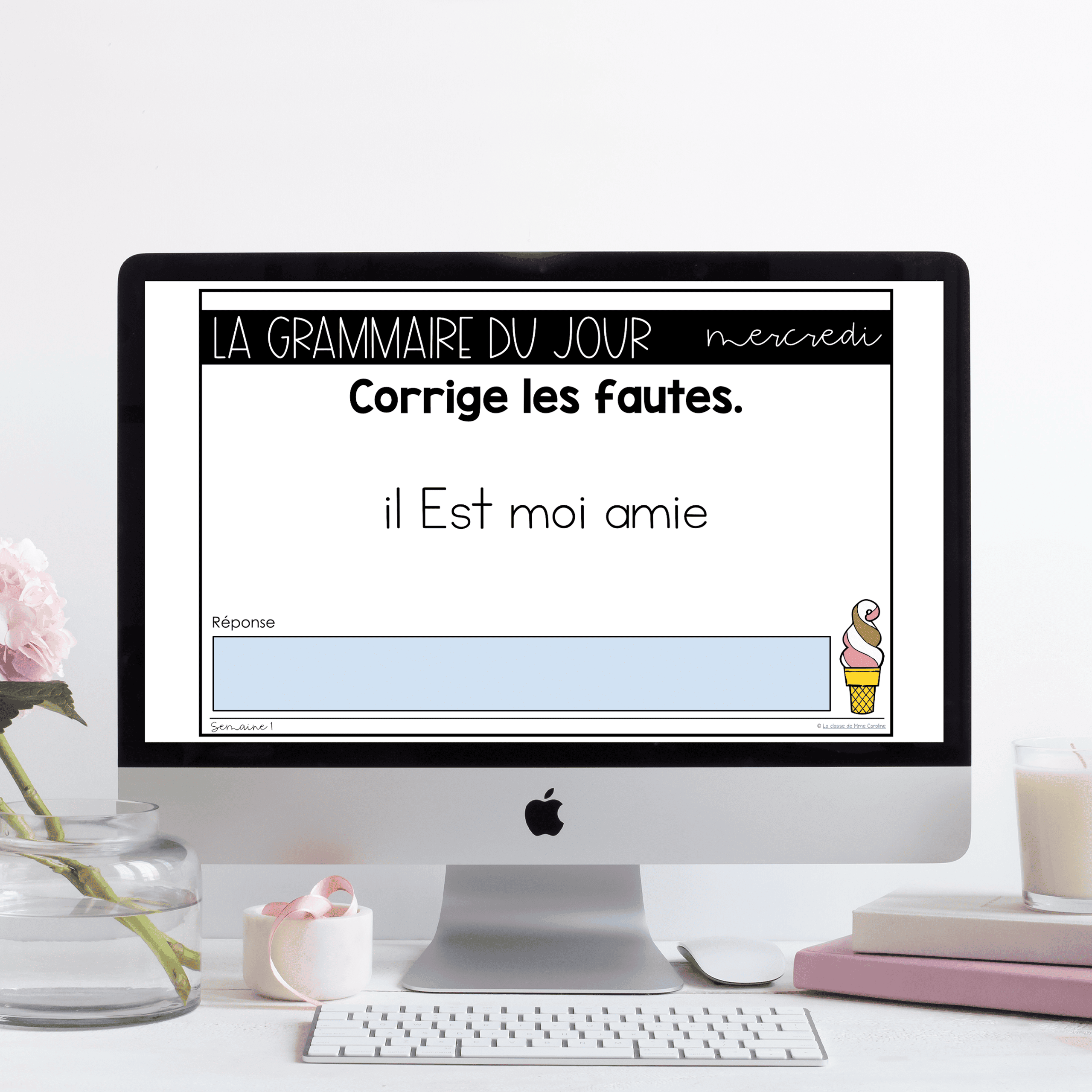Grade 1 French Grammar Activities for Google Slides - June - Image 3