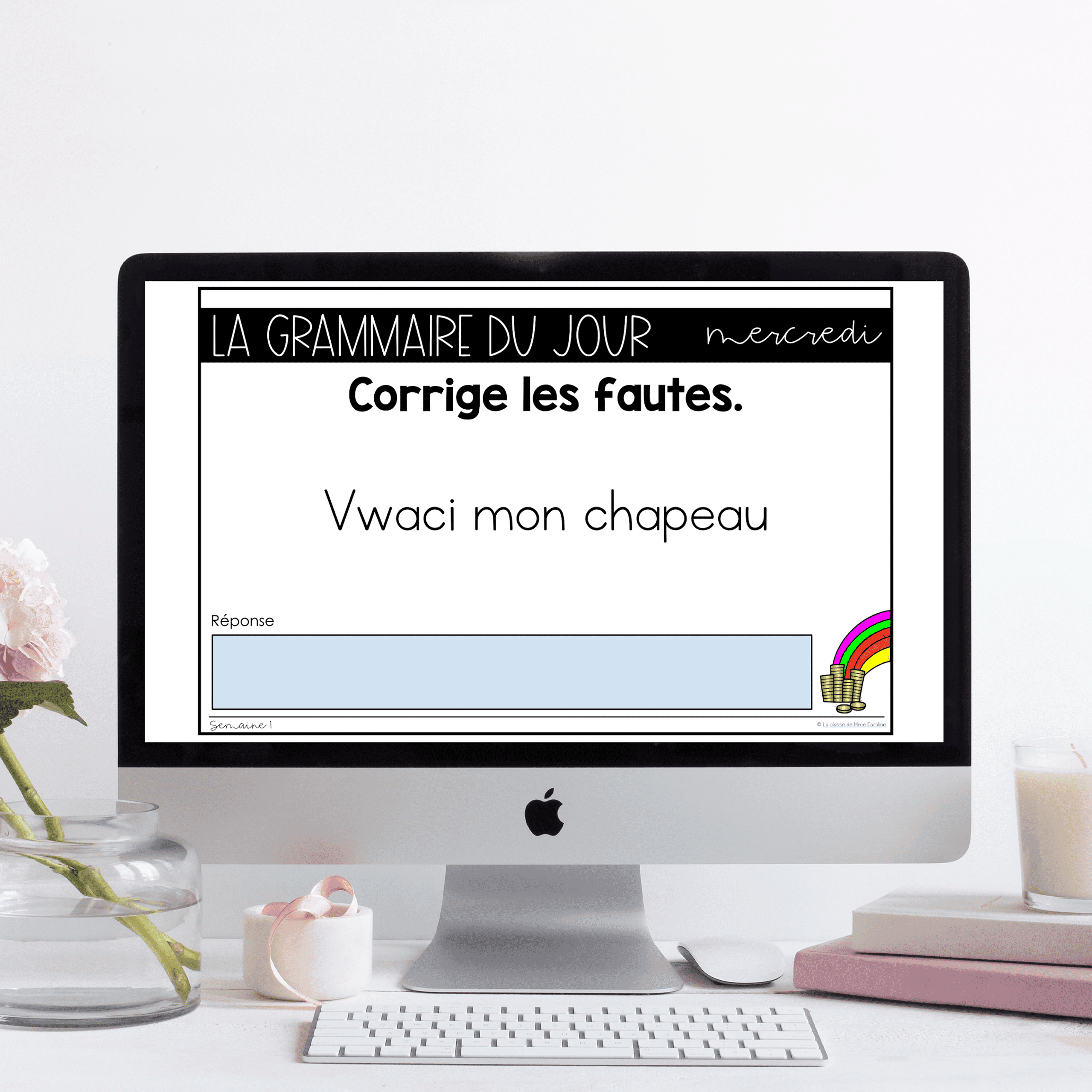 Grade 1 French Grammar Activities for Google Slides - March - Image 3