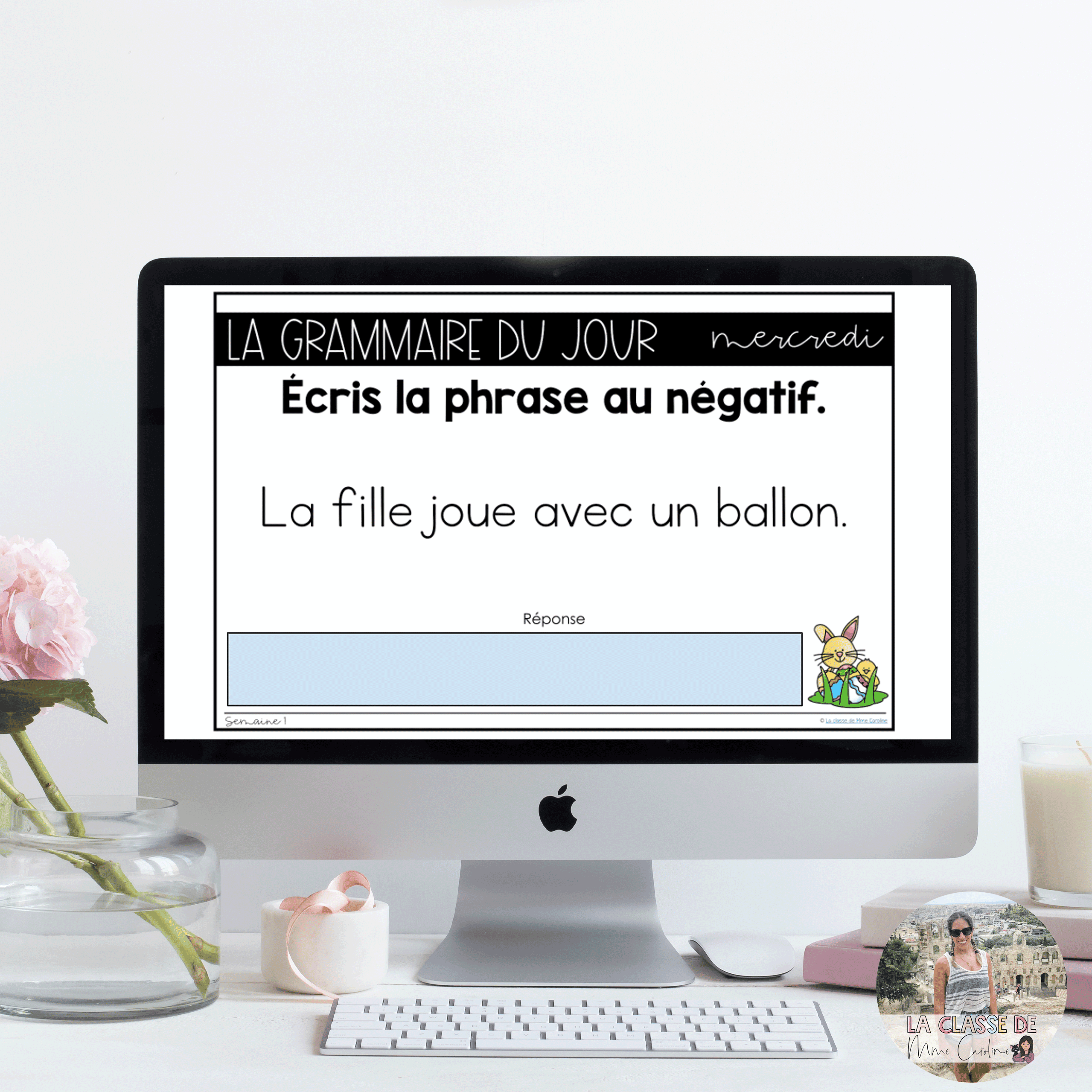 Grade 2 French Grammar Activities for Google Slides - April - Image 3