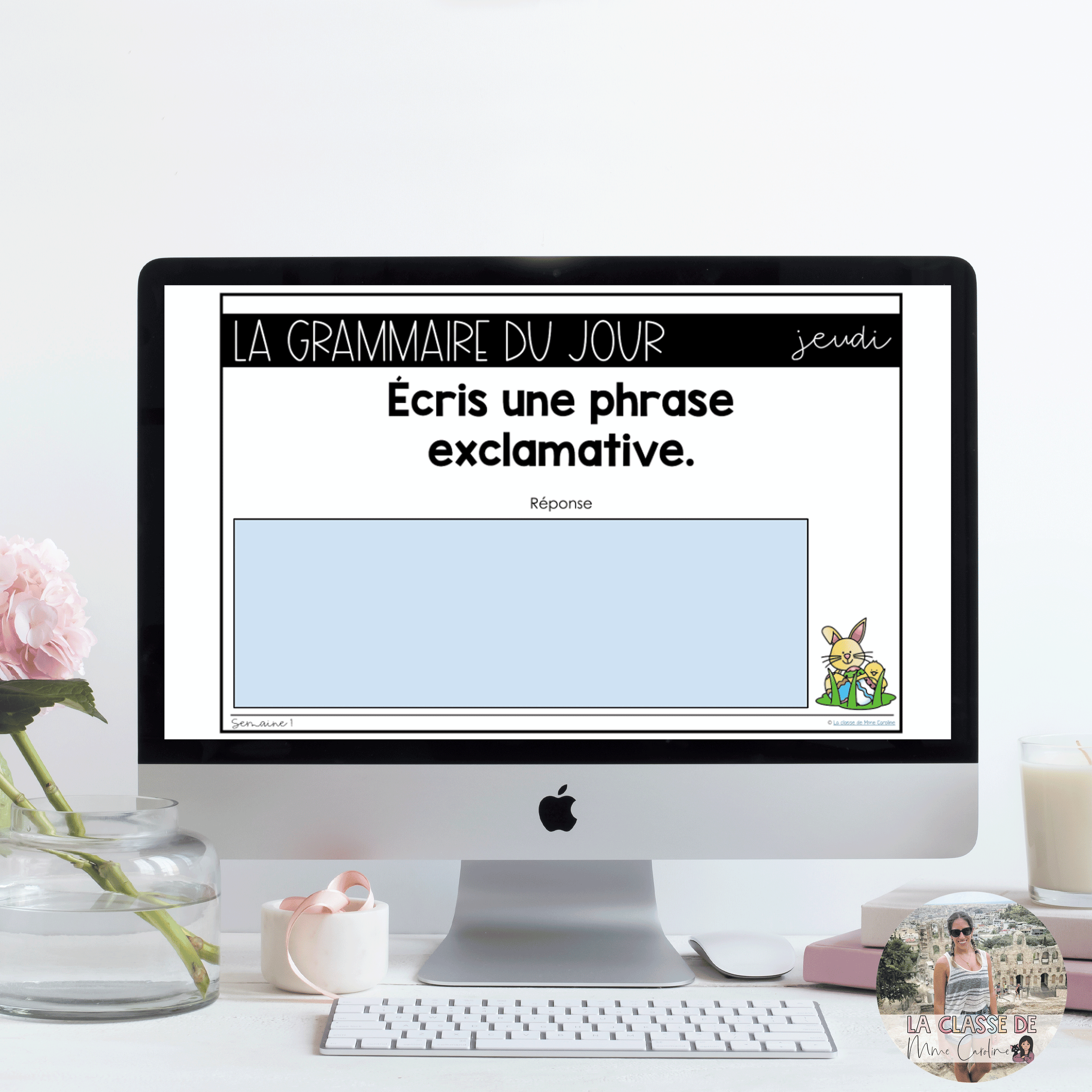 Grade 2 French Grammar Activities for Google Slides - April - Image 4