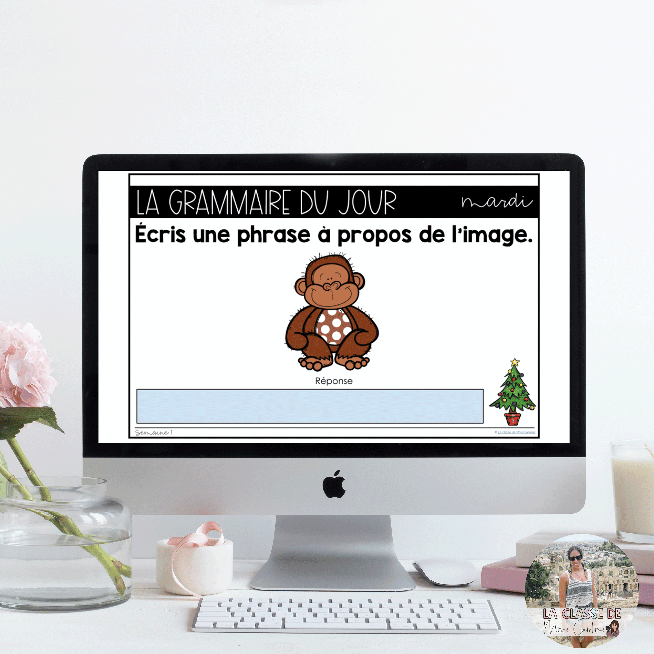 Grade 2 French Grammar Activities for Google Slides - December - Image 2