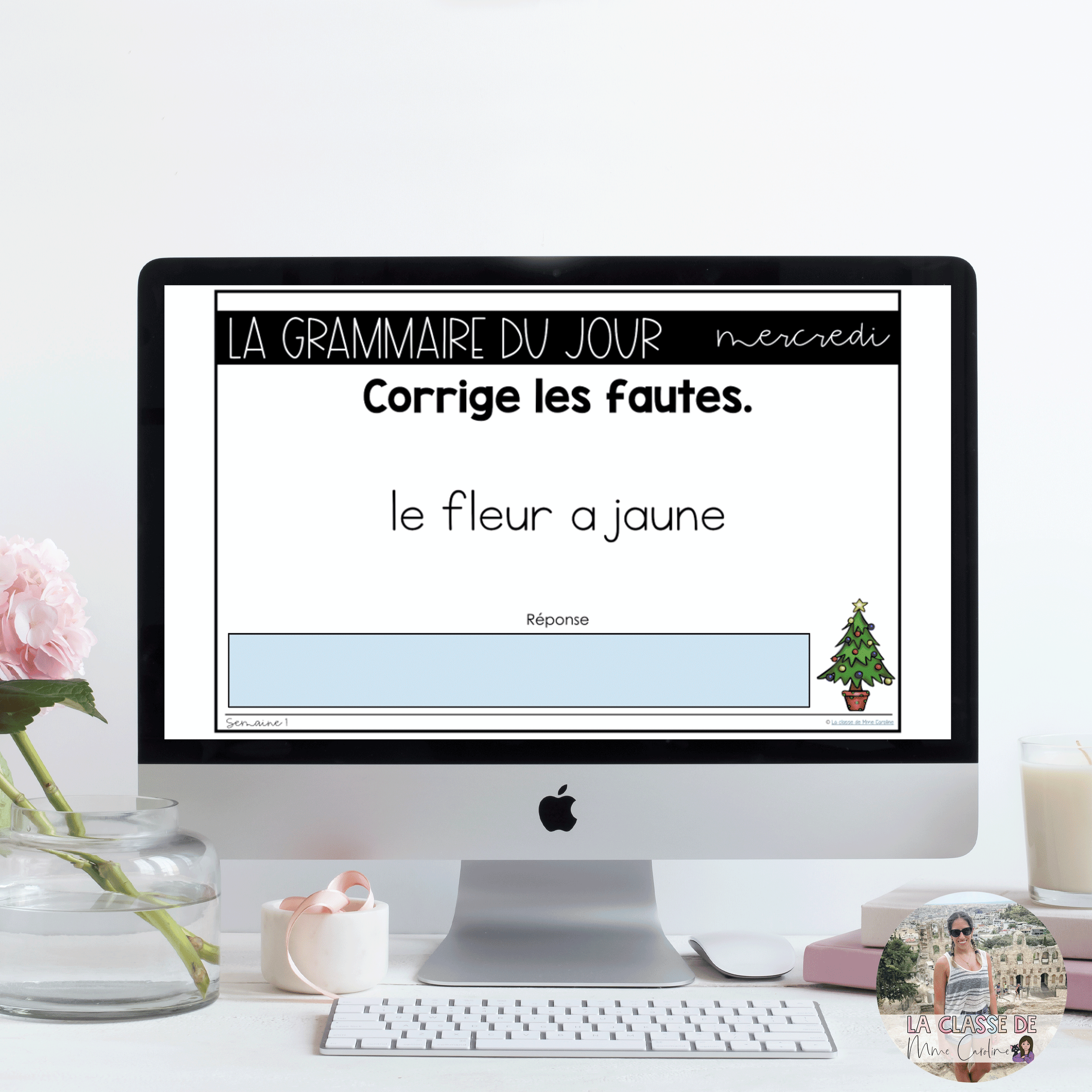 Grade 2 French Grammar Activities for Google Slides - December - Image 3