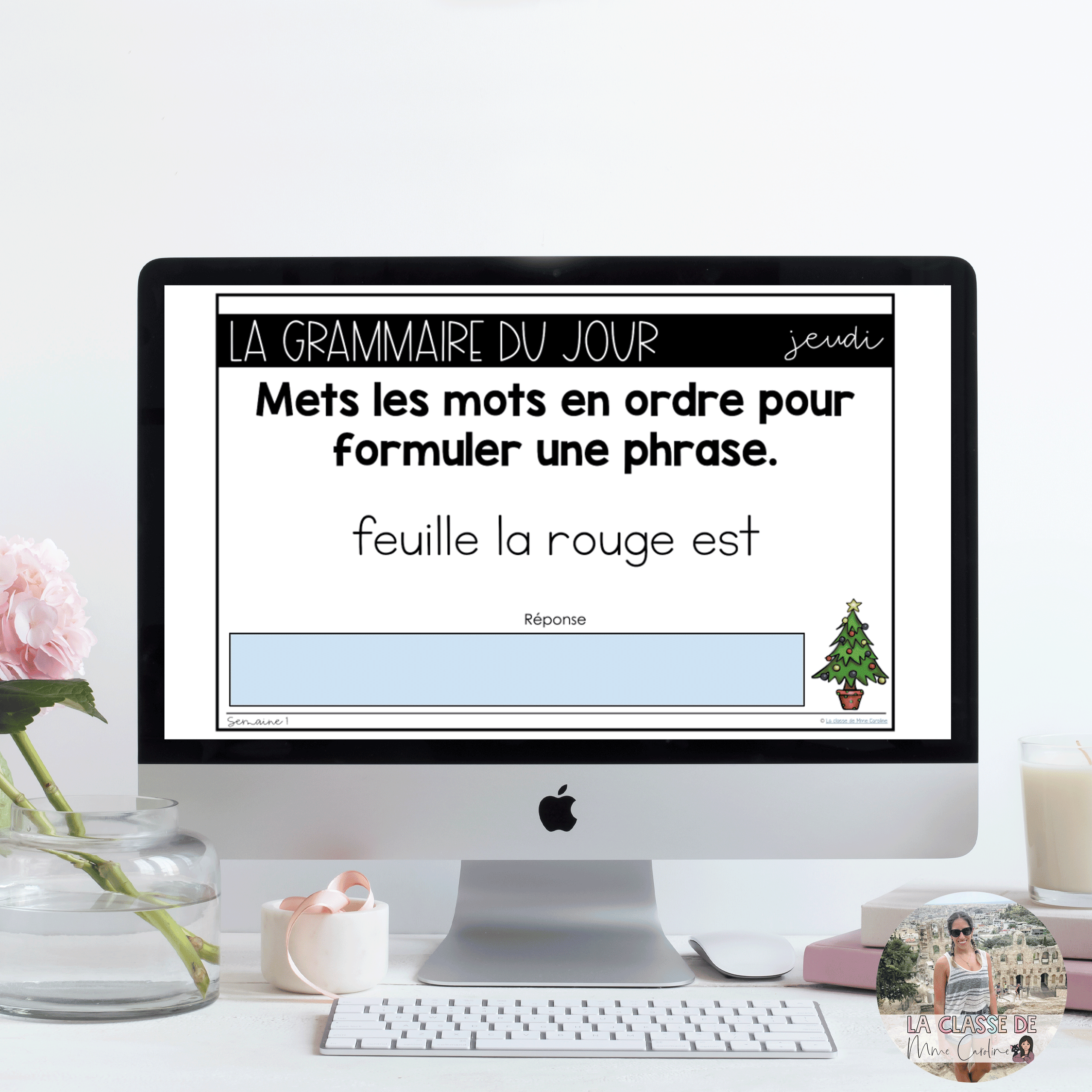 Grade 2 French Grammar Activities for Google Slides - December - Image 4