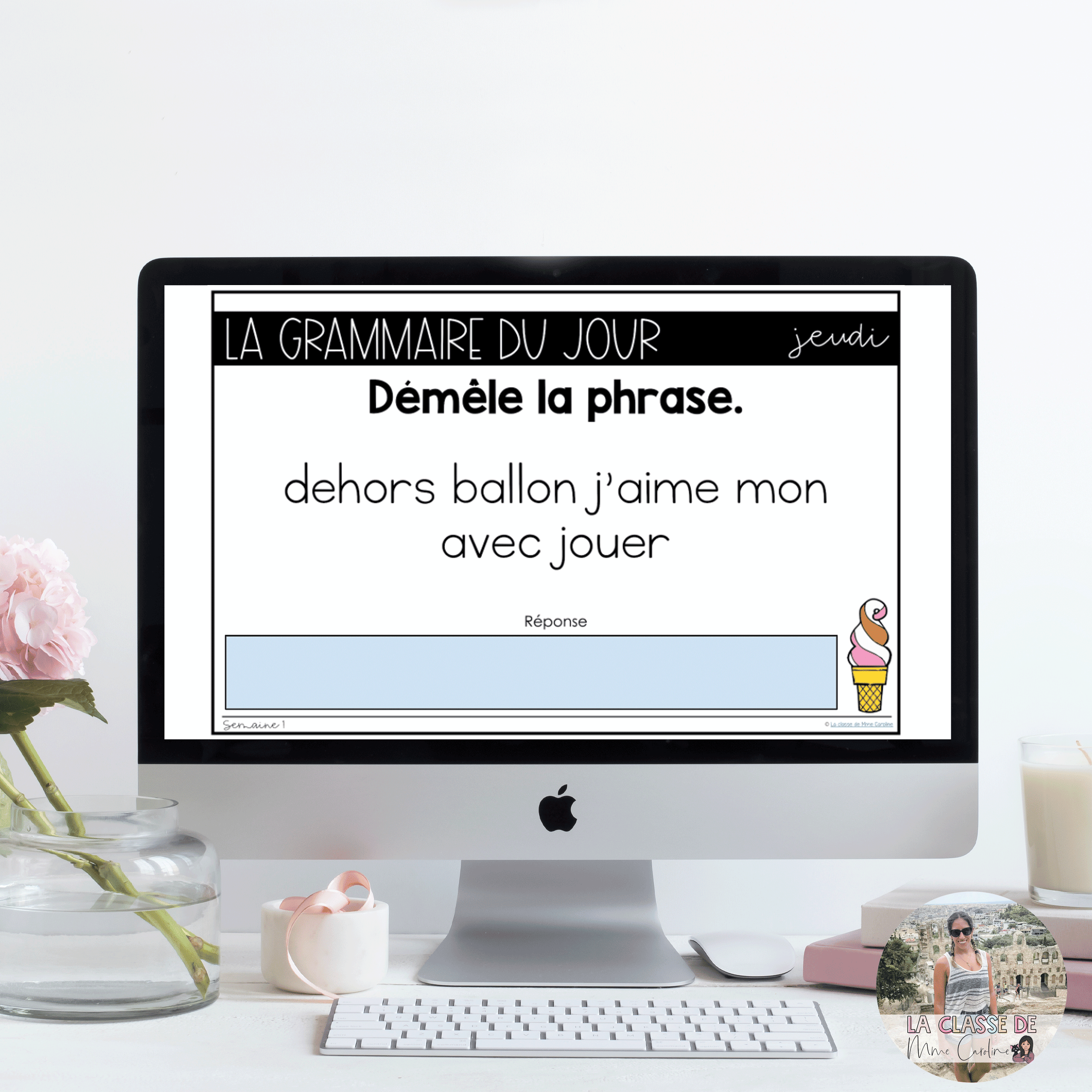 Grade 2: French Grammar Activities for Google Slides | June - Image 4