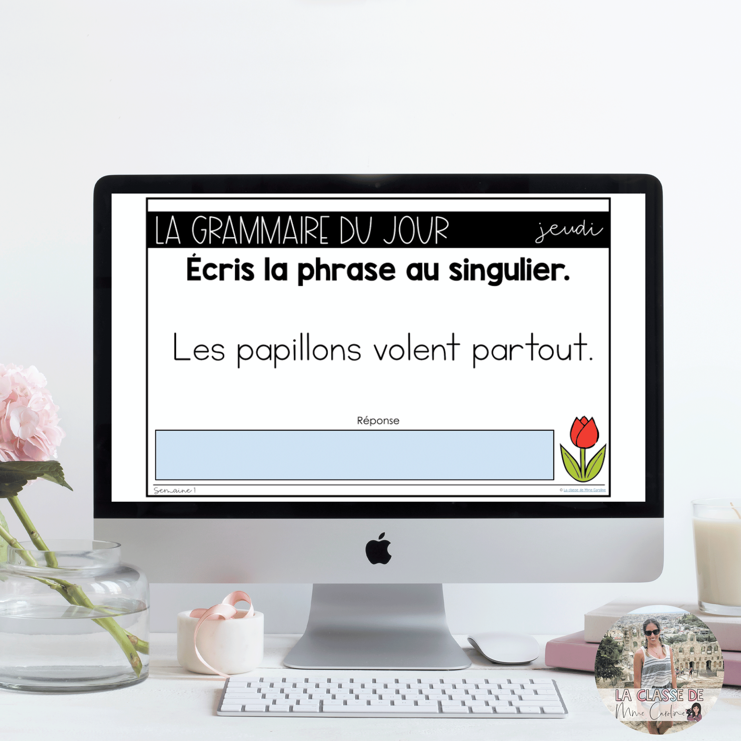 Grade 2 French Grammar Activities for Google Slides - May - Image 4