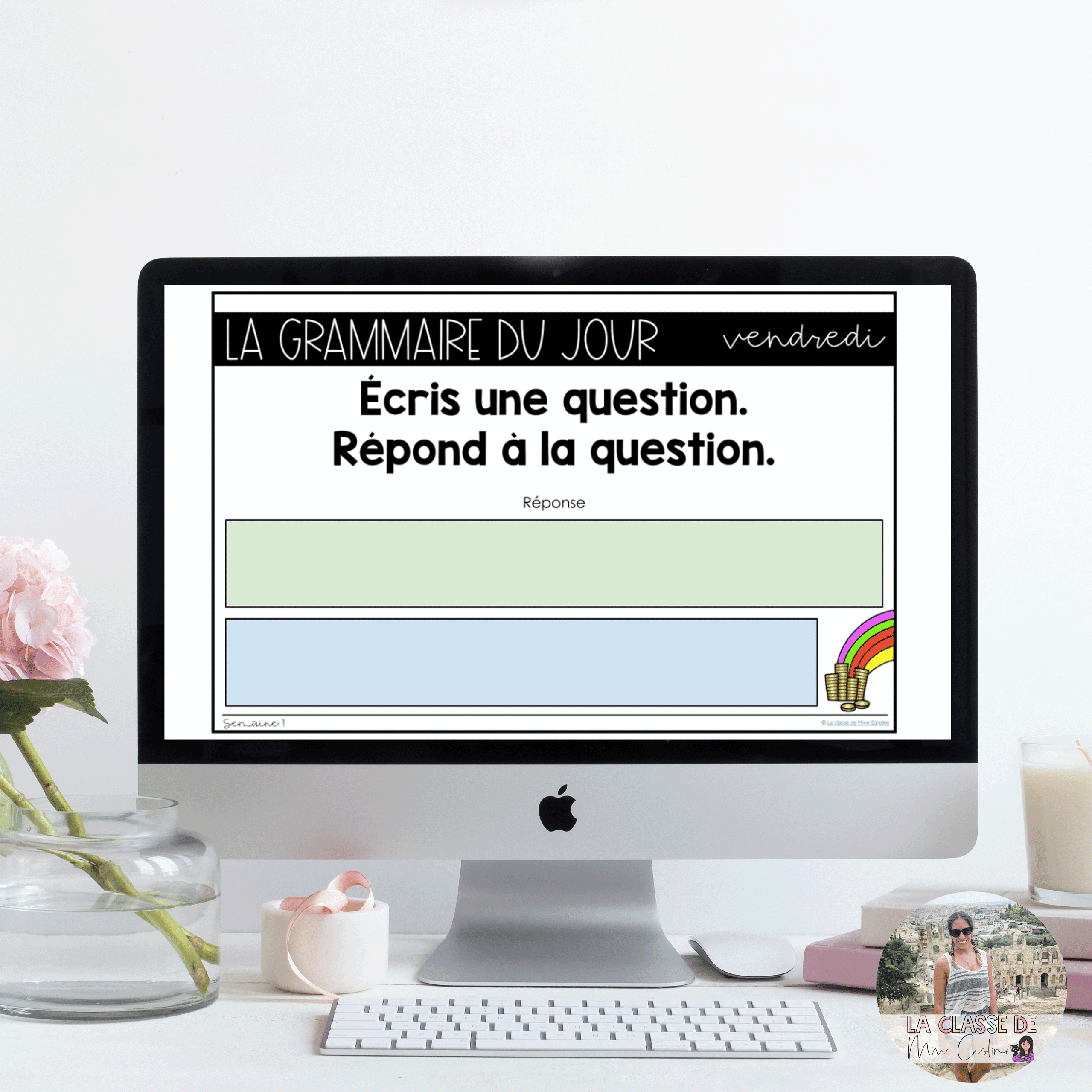 Grade 2 French Grammar Activities for Google Slides - March - Image 4