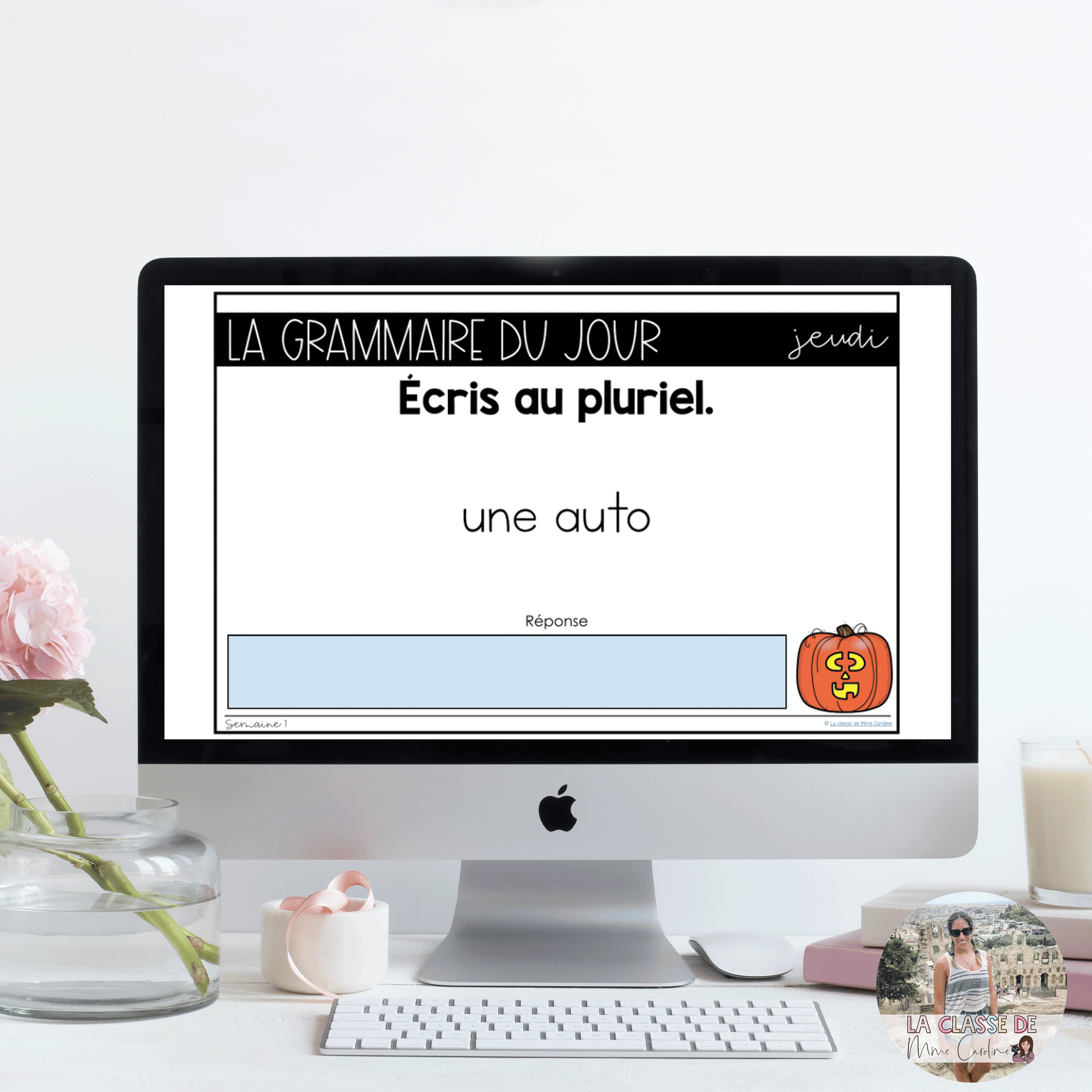 Grade 2 French Grammar Activities for Google Slides - October - Image 4