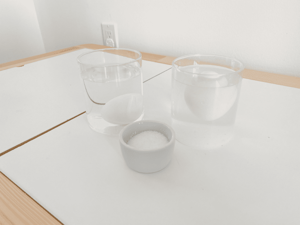 Teach your students about density with this French properties of solids and liquids activity. Learn how adding salt to water can affect density and cause an egg to float in water!