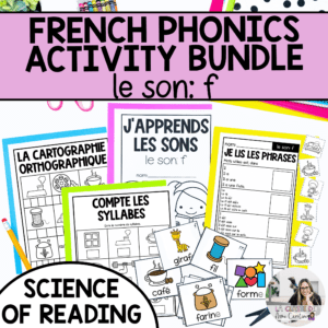 French Phonics Activities - Decoding Phonological & Phonemic Awareness: f